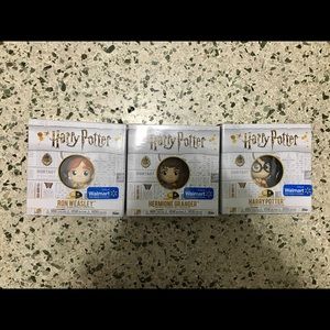 NIB Harry Potter Set of 3 Vinyl Figures